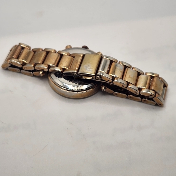 ADRIENNE VITTADINI ROSE GOLD CHRONOGRAPH CRYSTAL ACCENT WOMENS WATCH - Picture 6 of 9